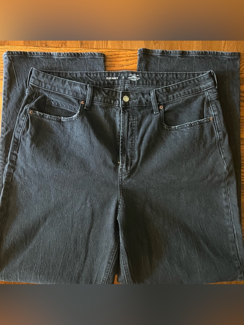 Old Navy Black Wide Leg Jeans